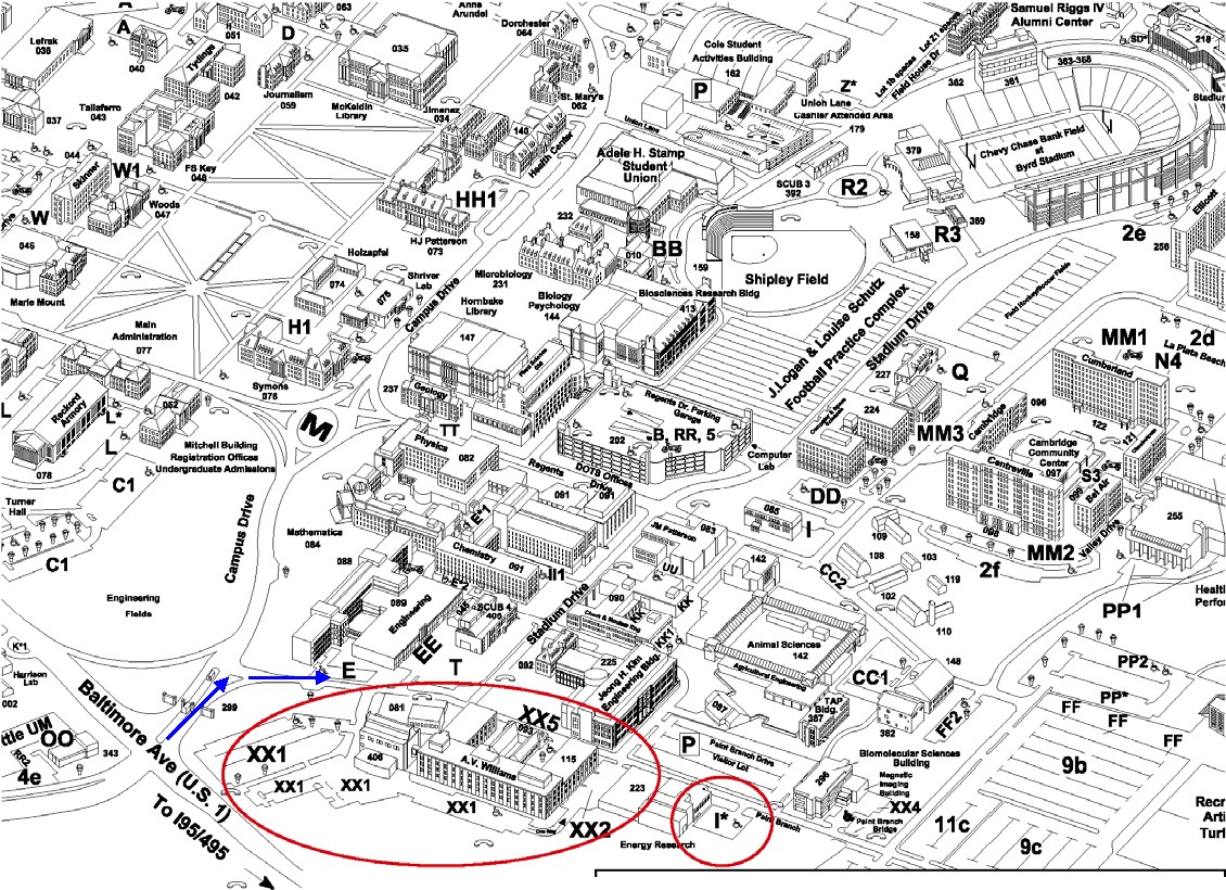 Parking and On Campus Directions